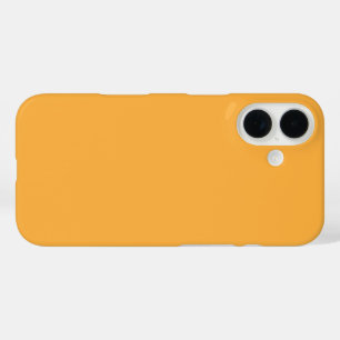 Muted Orange Background Texture for Web and Print iPhone 16 Case