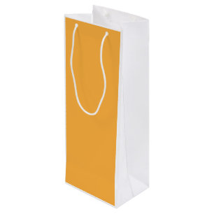 Muted Orange Background Texture for Web and Print Wine Gift Bag