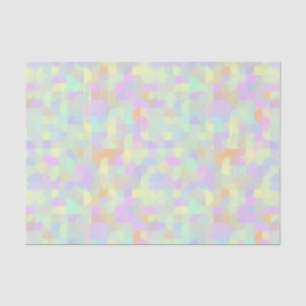 Muted Pastel Boho Mod Geometric Abstract Tissue Paper