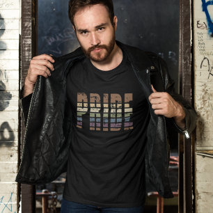 Muted Pastel Retro Gay Pride Rainbow LGBTQ2S+ T-Shirt