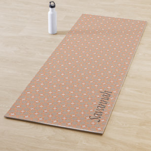 Muted Pattern Yoga Mat