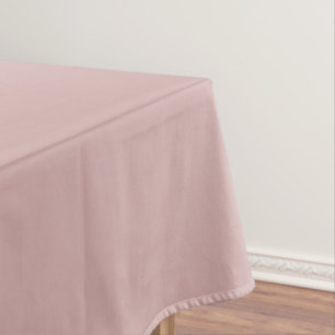 muted pink solid  tablecloth