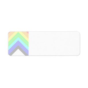 muted rainbow chevron