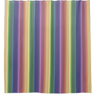 Muted rainbow stripes