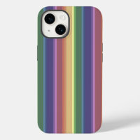 Muted rainbow stripes Case-Mate iPhone case
