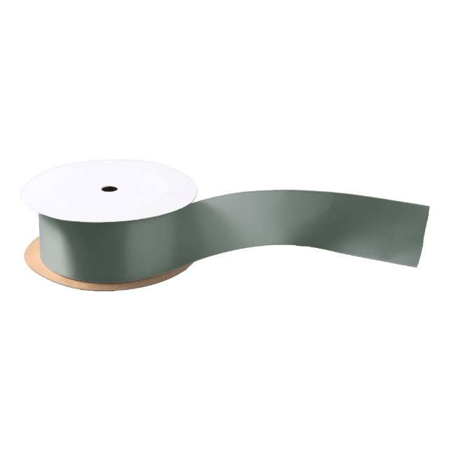 Muted Spruce Green Satin Ribbon (Spool)
