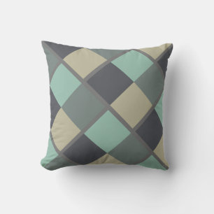 Muted Subdued Colours Throw Pillow