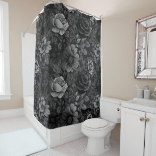 Muted Tones of Grey Floral