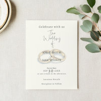 Muted wedding rings wedding