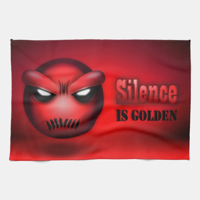 Mutemoji Kitchen Linen Towel (Horizontal)