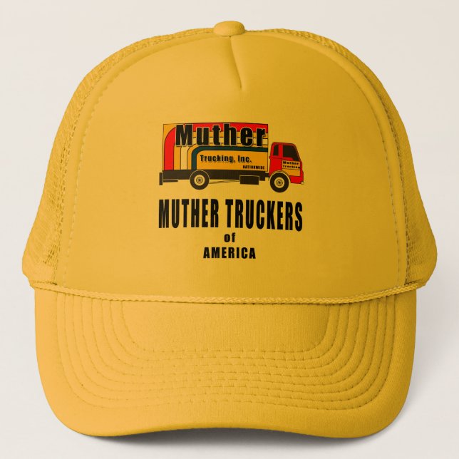 Muther Truckers Trucker Hat (Front)