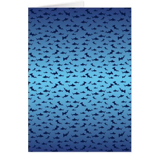 Mutilple Hammer Head Sharks (Front)