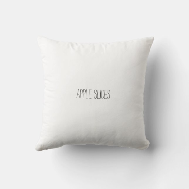 Mutsu Apples Throw Pillow (Back)