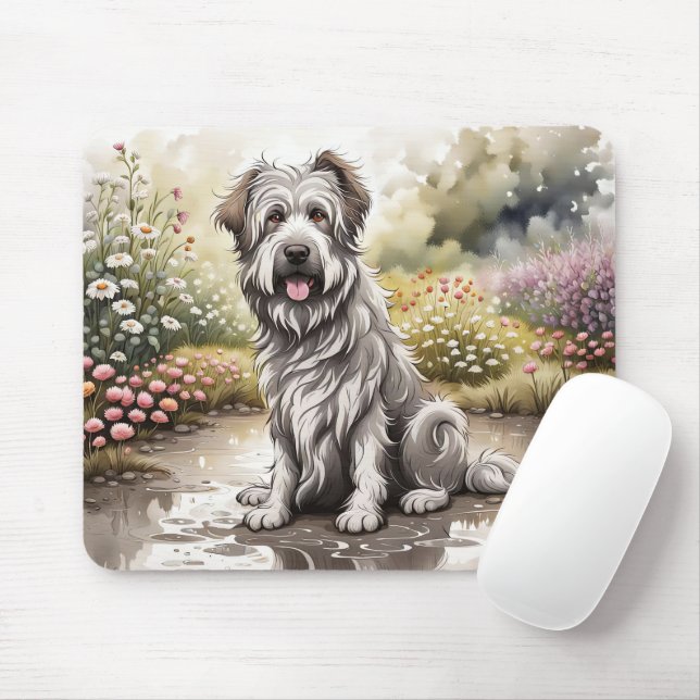 Mutt In The Mud Mouse Pad (With Mouse)