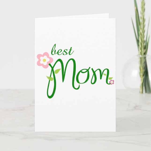 Muttertag - best mom card (Front)