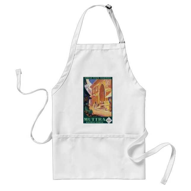 Muttra ~ Krishna Temple Standard Apron (Front)