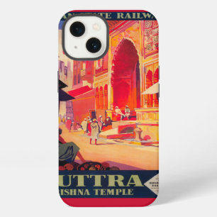 Muttra Krishna Temple Travel Poster iPhone 13 Case