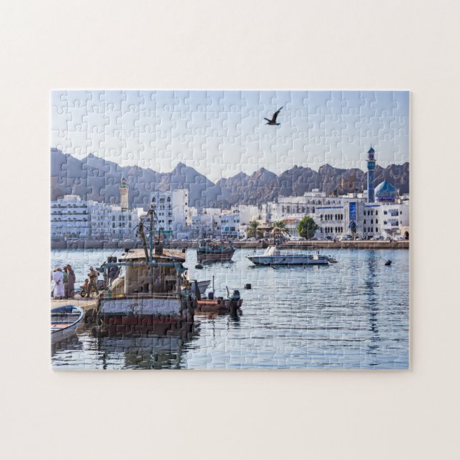 Muttrah Fish docks - Muscat, Oman Jigsaw Puzzle (Horizontal)