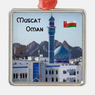 Muttrah Mosque - Muscat, Oman Metal Ornament