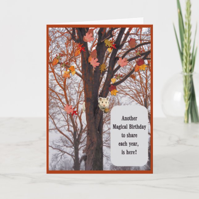 Mutual Birthday greeting Card (Front)