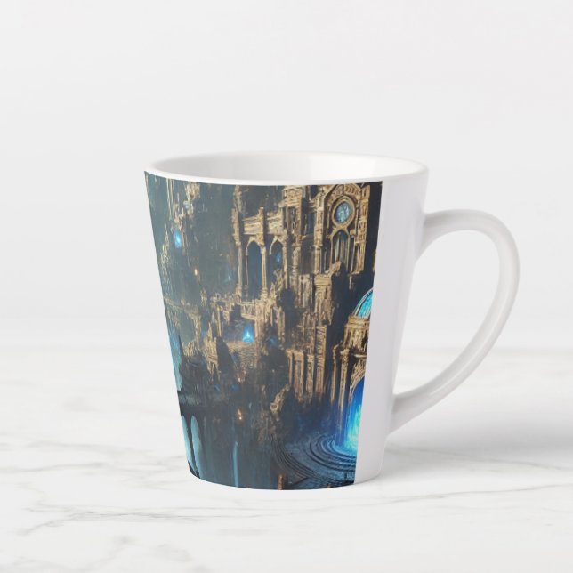 Muur Klokken Latte Mug (Right)