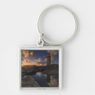 Muxia Lighthouse Galicia, Spain Keychain