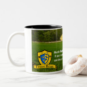 Muzzle Flash: If your round misses them........ Two-Tone Coffee Mug