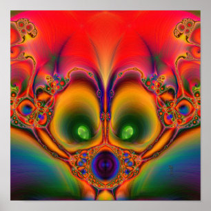 Muzzled  (12" x 12") Art Print Poster