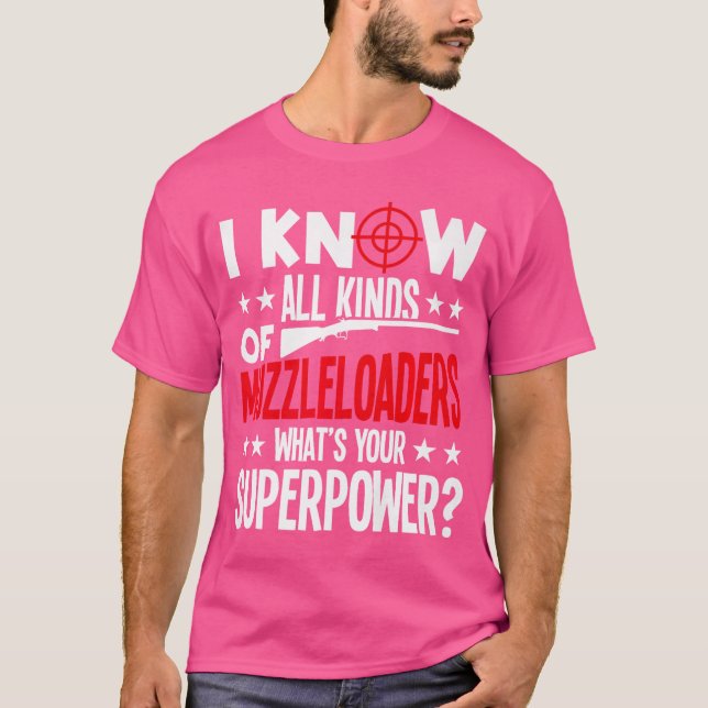 Muzzleloader Rifle Muzzleloading Cleaning Kit Boar T-Shirt (Front)