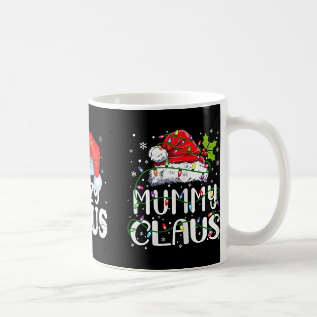 Muzzy Claus Xmas Family Matching Funny Grandma Chr Coffee Mug (Right)