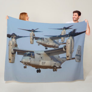 MV-22B OSPREY FLEECE BLANKET