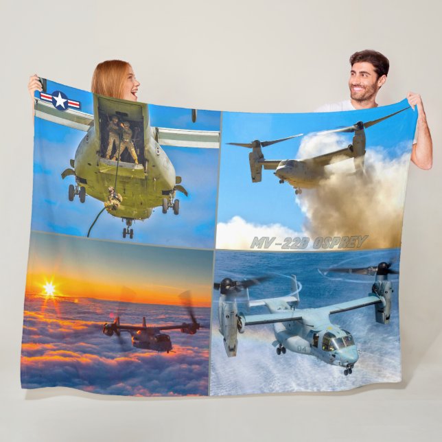 MV-22B OSPREY FLEECE BLANKET (In Situ)