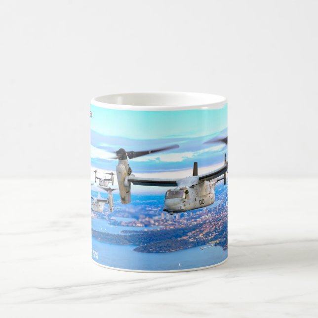 MV-22B OSPREY OVER AUSTRALIA COFFEE MUG (Center)