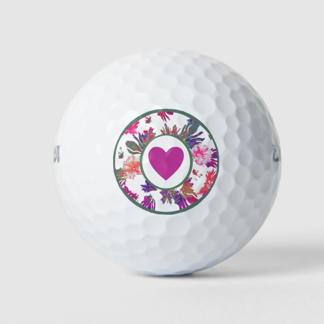 MVB  Array of Love Bouquet  Design Golf Balls (Front)