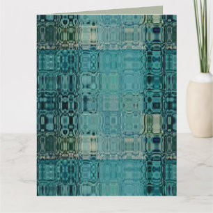 MVB Blue Teal- Faux Glass Card