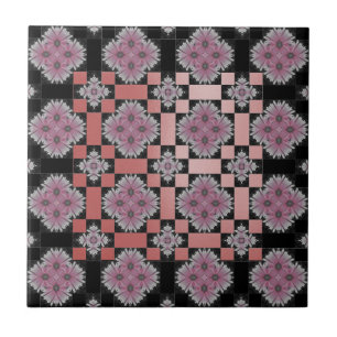 MVB Chic Gerbera Flower Pink Slick Tile 2