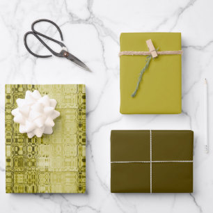 MVB Double Diamond Tribal Blue Pattern Wrapping Paper Sheet