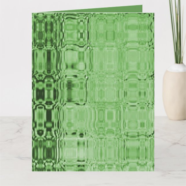 MVB Mint Green-Faux Glass Card (Front)