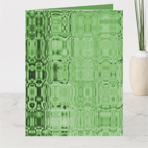 MVB Mint Green-Faux Glass Card
