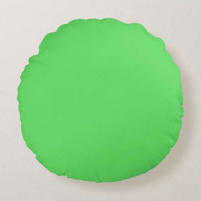 MVB Mint Green Solid Throw Pillow (Front)