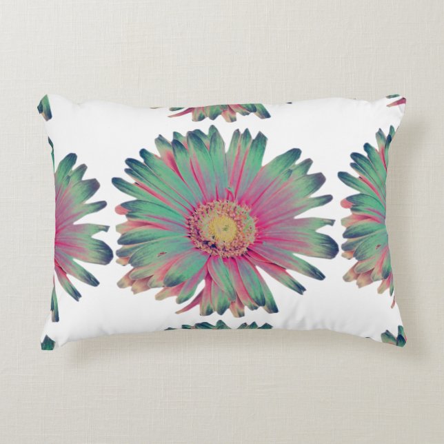 MVB Pastel Daisy Multi Colour Pillow-Design 2 Accent Pillow (Front)
