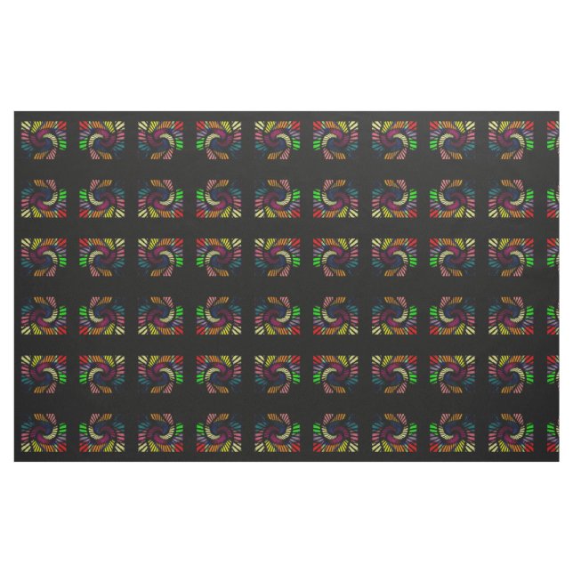 MVB Psychedelic Swirl Fabric Design 1 (Yard)