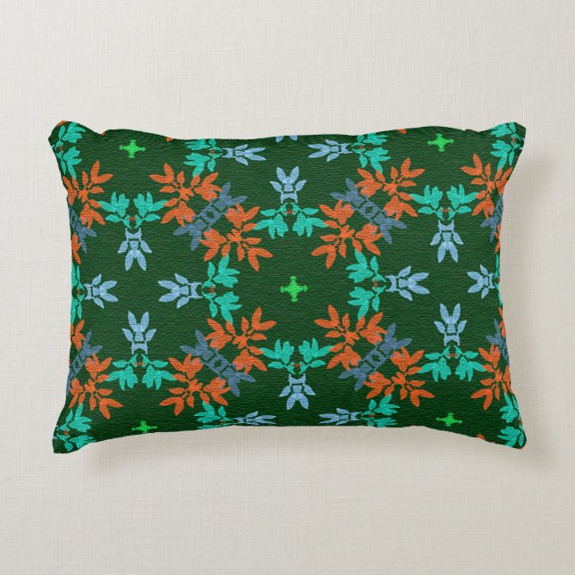 MVB Retro Foliage Fall Style  Accent Pillow (Front)