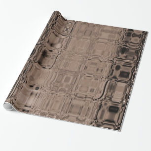 MVB Sepia-Faux Glass-Wrapping Paper