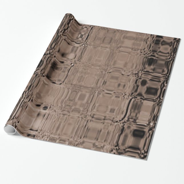 MVB Sepia-Faux Glass-Wrapping Paper (Unrolled)