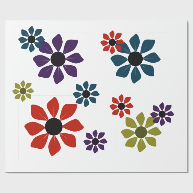 MVB Spring Flower/Fresh Edition Wrapping Paper- 1 Wrapping Paper (Flat)