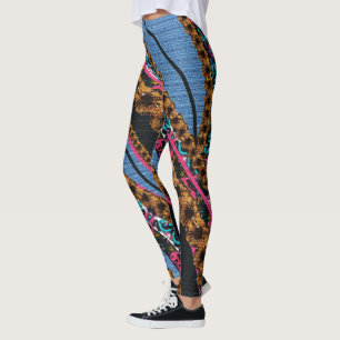 MVB Textile Abstract Creative Pieces. Leggings