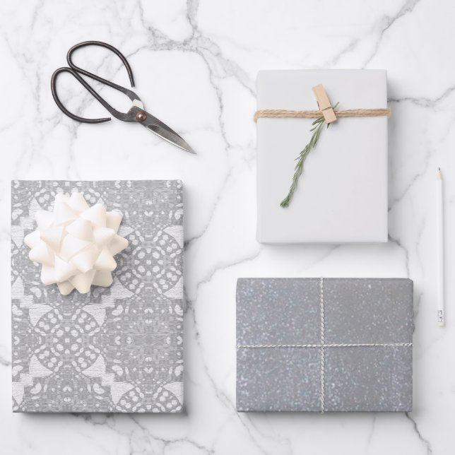 MVB Wedding Elegance Design Set 1 Wrapping Paper Sheet (Front)