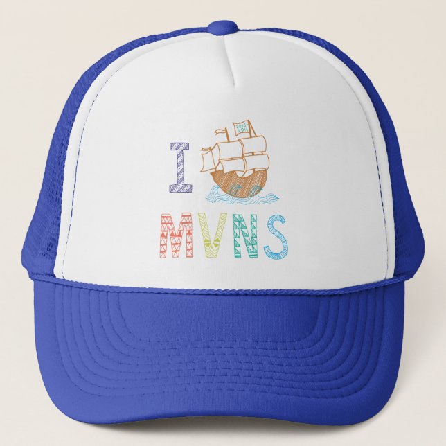 MVNS 2015/2016 Pirate Ship Logo Trucker Hat (Front)