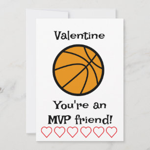 MVP Basketball Kids Classroom Holiday Card